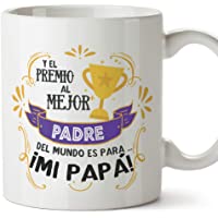 MUGFFINS Taza Papá (Premio al Mejor Padre() - Regalos Originales y Divertidos para el Día del Padre